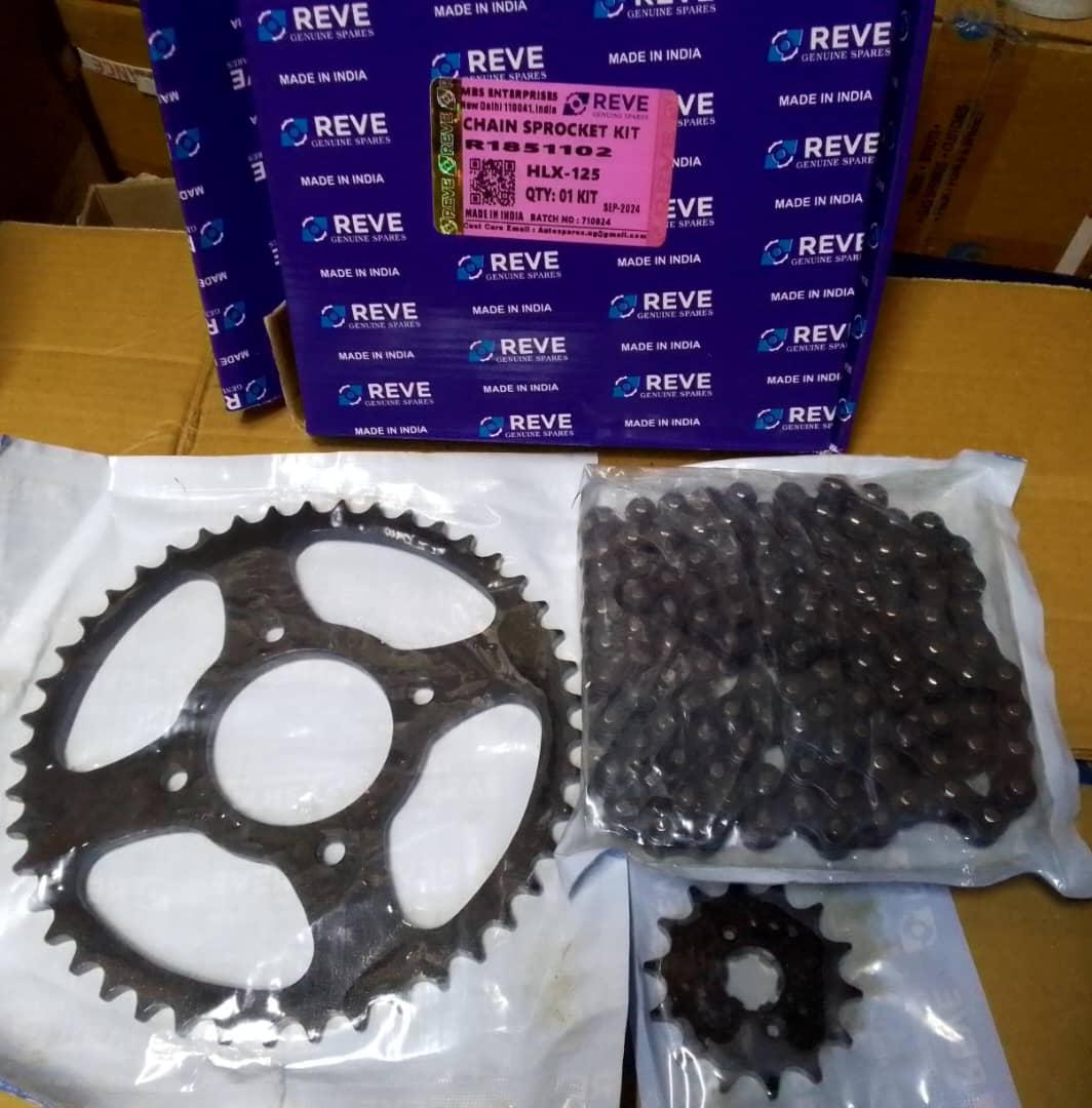Reve=Kit Sprocket Chain=TVS-HLX125